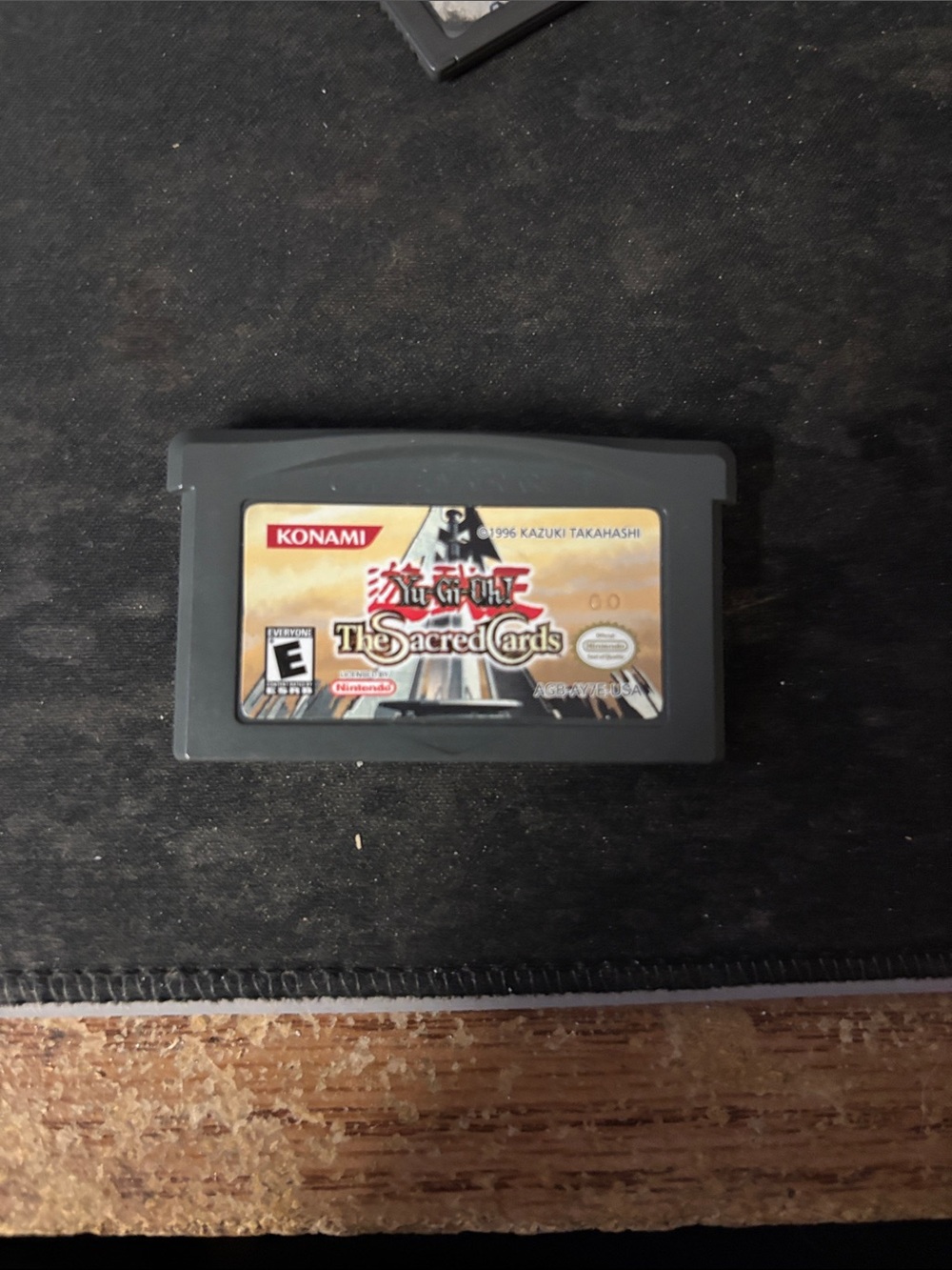 Yu-Gi-Oh! The Sacred Cards - Gray Game Boy Advance Cartridge